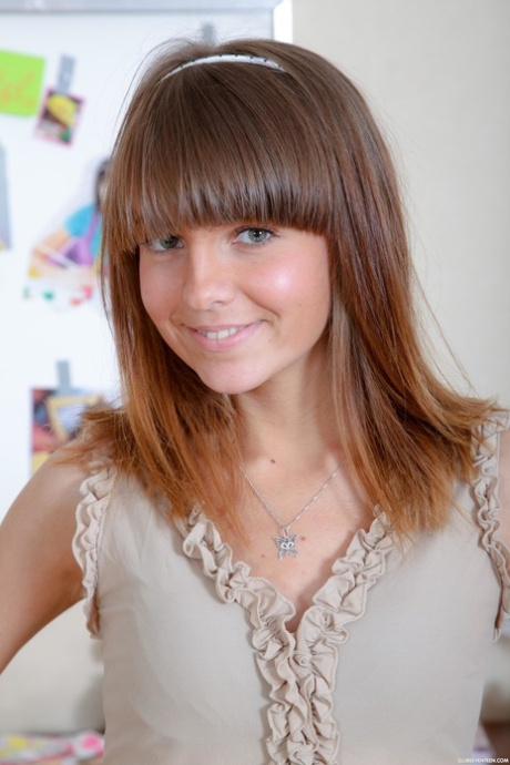 Cute Russian teen Zanna gets her innocent booty fucked for the first time