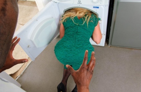 Amateur MILF Blonde Niki takes a monster black dick up her mature snatch